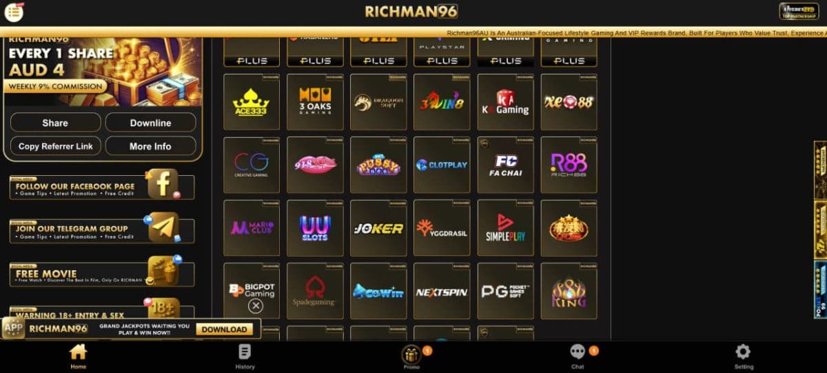 Richman Casino Review 2026: A$7,500 Welcome Across Four Deposits & 250 Free Spins AU image 1